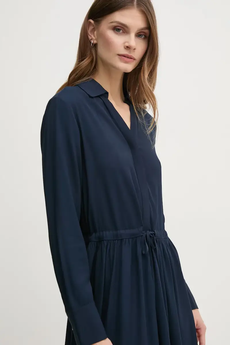 vestito colore blu navy WW0WW44020 miniatura 4