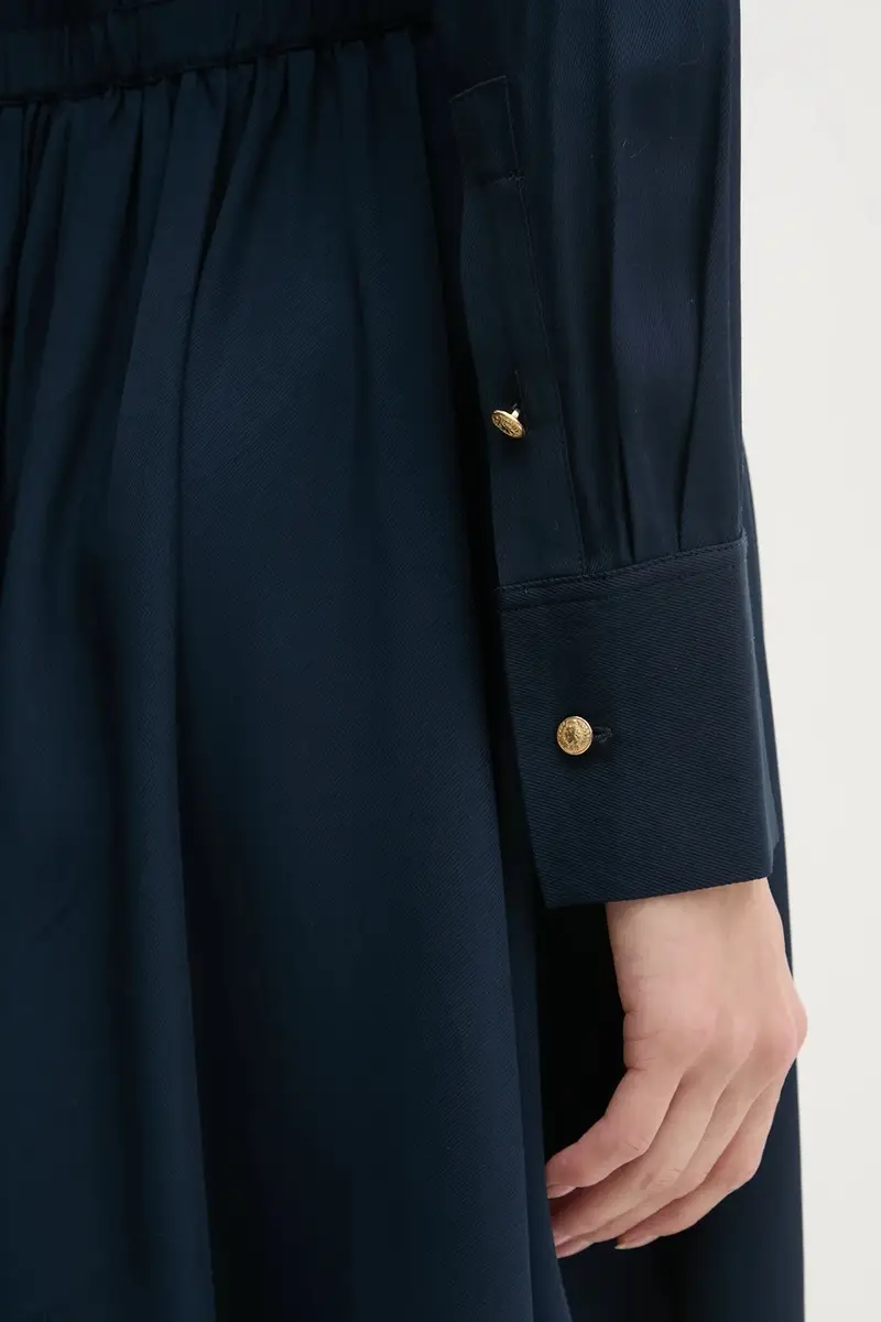 vestito colore blu navy WW0WW44020 miniatura 5