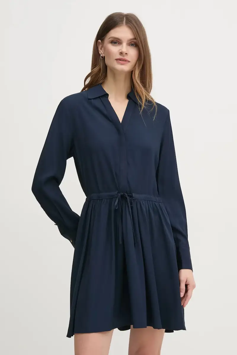 vestito colore blu navy WW0WW44020