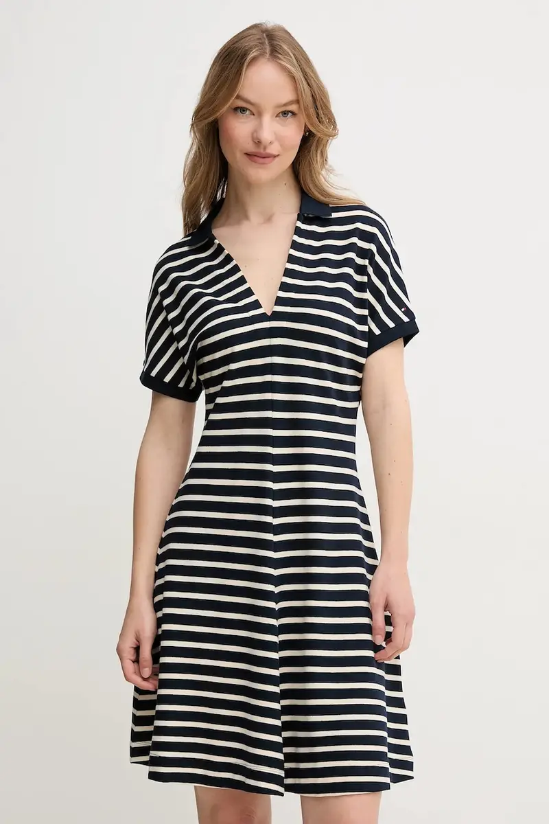 vestito colore blu navy WW0WW44513