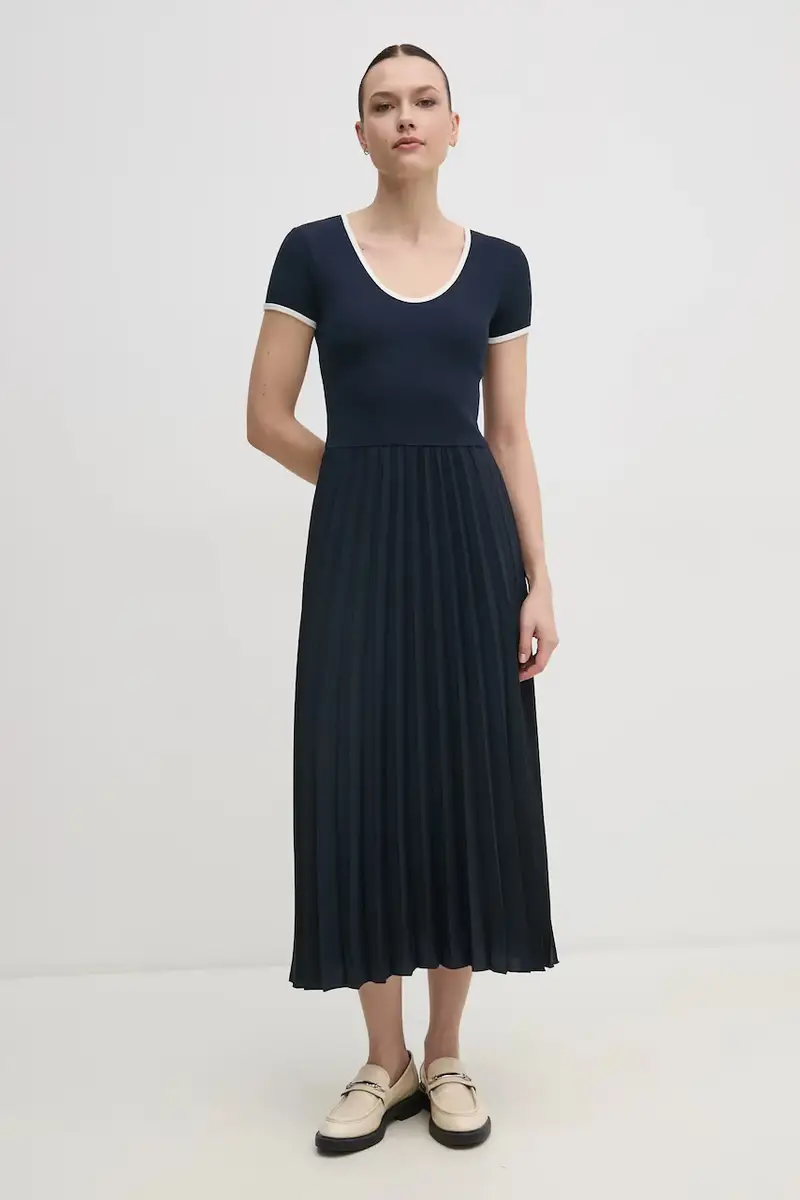 vestito colore blu navy WW0WW44618