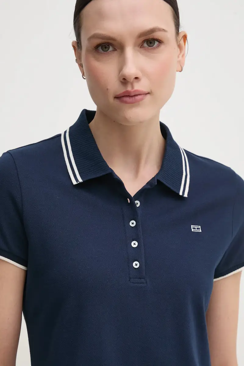 vestito colore blu navy WW0WW45532 miniatura 4