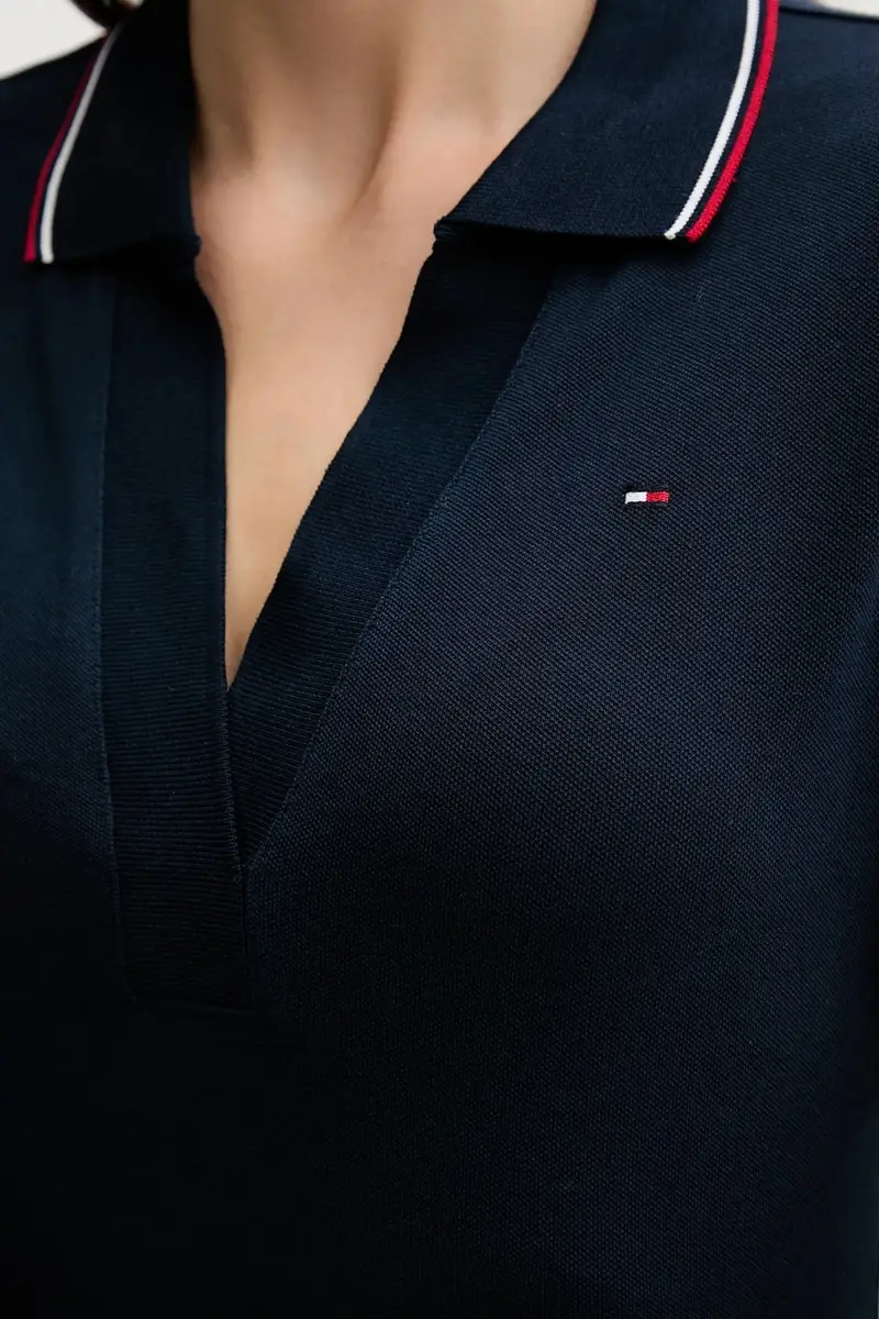 vestito colore blu navy WW0WW45740 miniatura 5