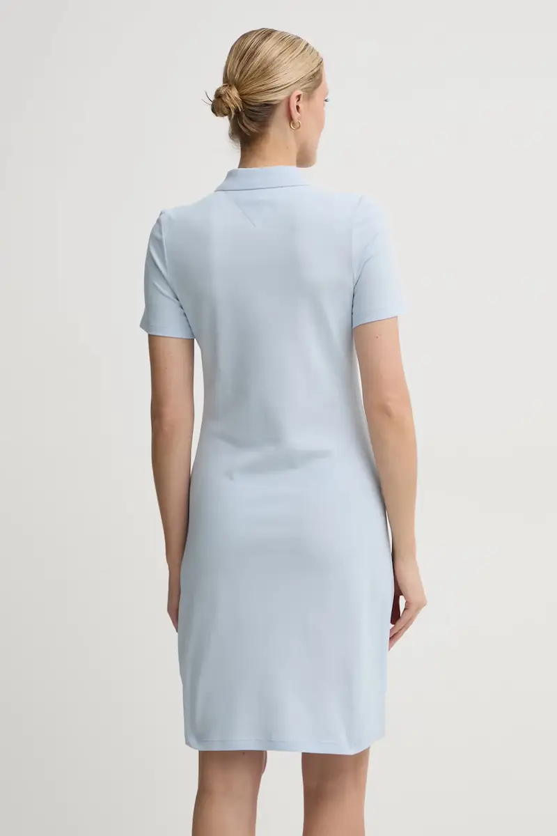 vestito colore blu WW0WW43228 miniatura 3