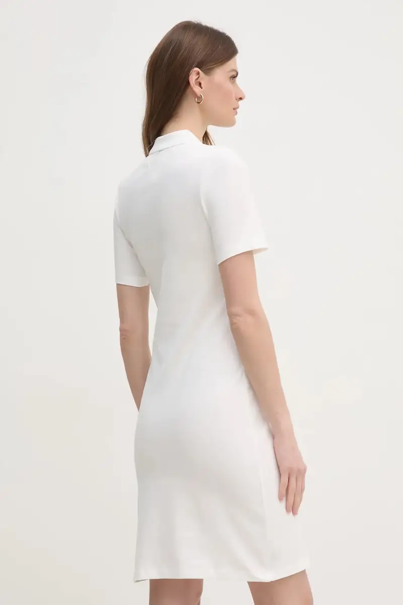 vestito colore blu WW0WW43228 Bianco miniatura 3