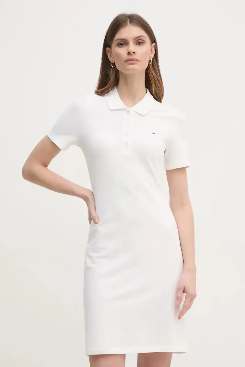 vestito colore blu WW0WW43228 Bianco