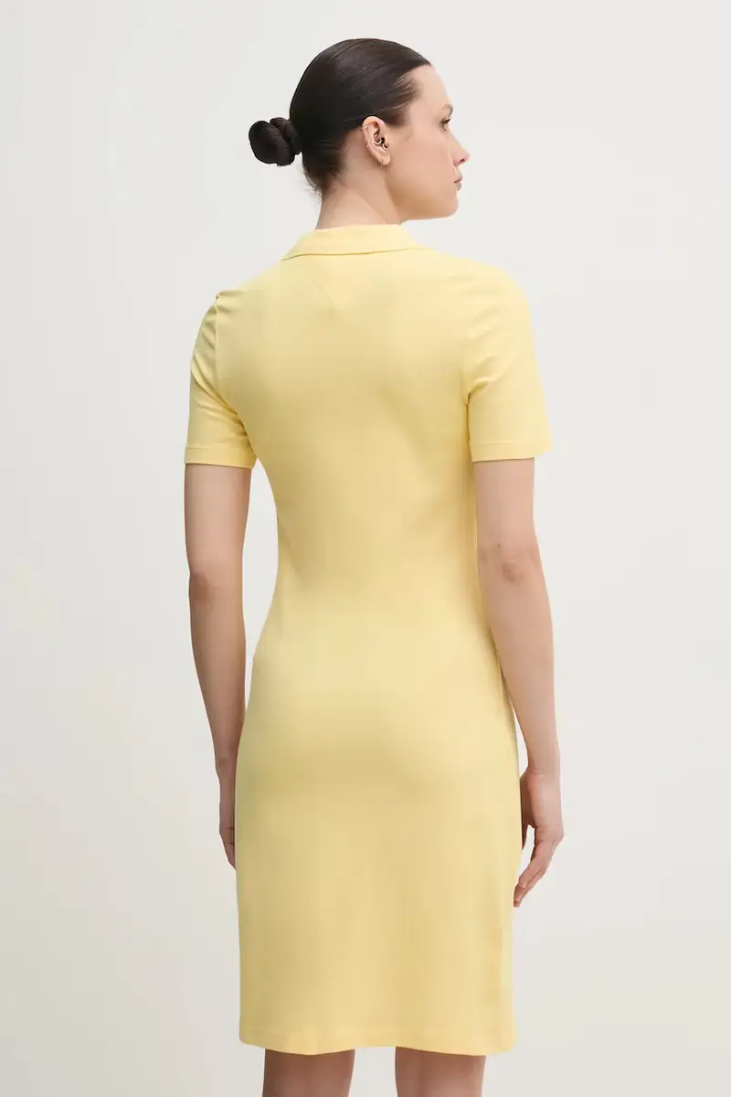 vestito colore blu WW0WW43228 Giallo miniatura 3