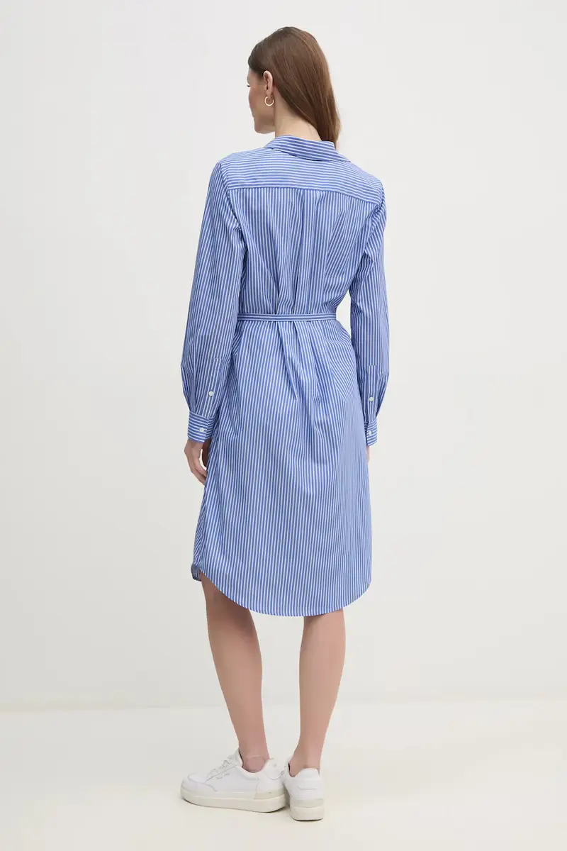 vestito colore blu WW0WW45581 miniatura 2