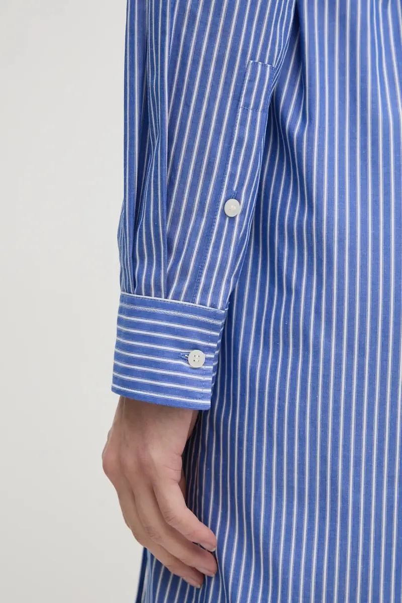 vestito colore blu WW0WW45581 miniatura 5