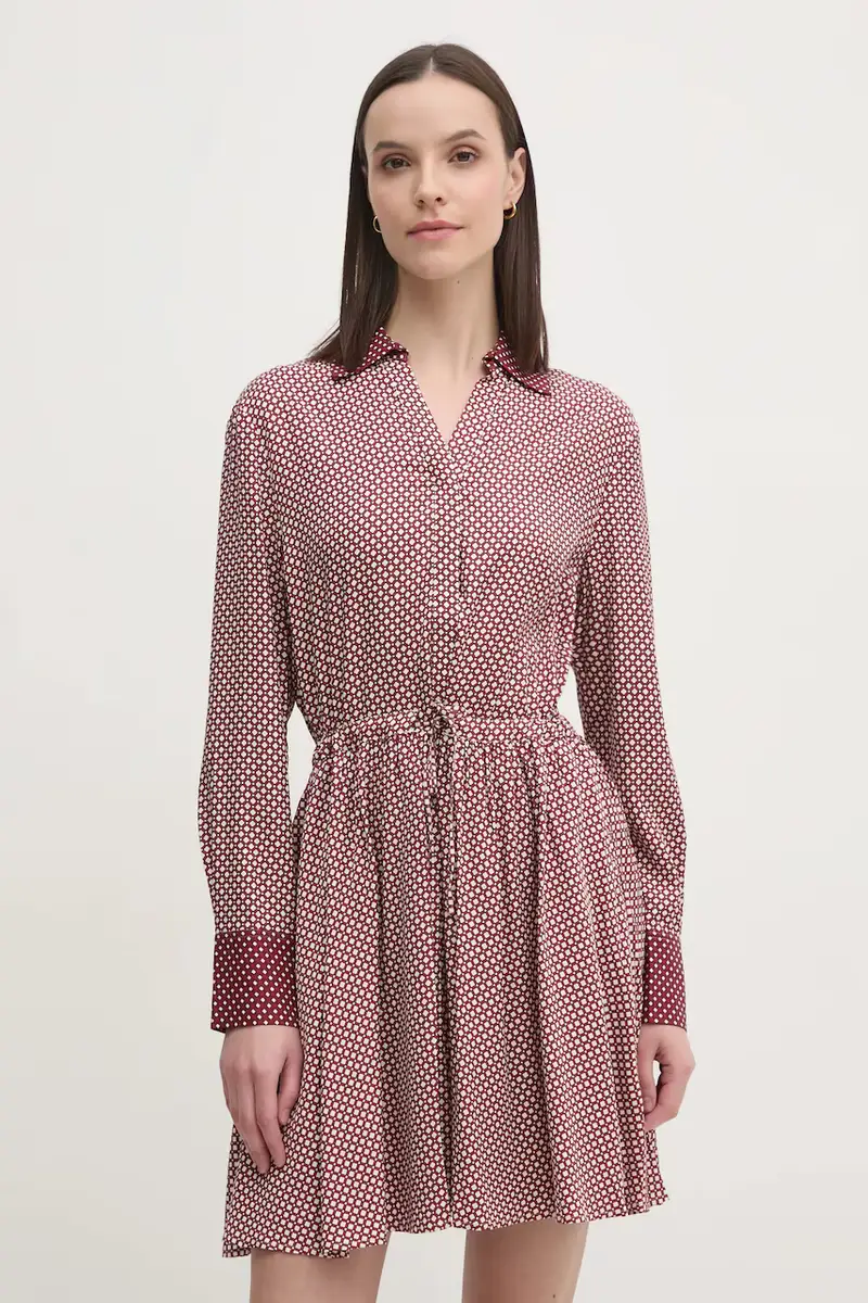 vestito colore granata WW0WW44020