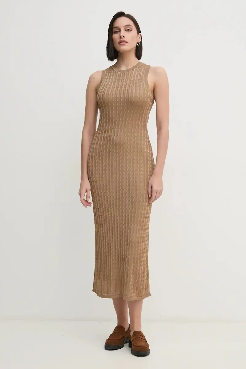 vestito colore marrone WW0WW43999