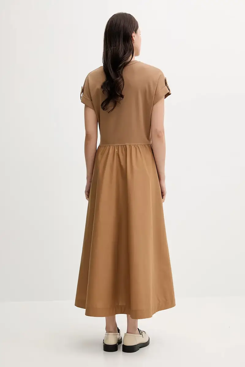 vestito colore marrone WW0WW46711 miniatura 2