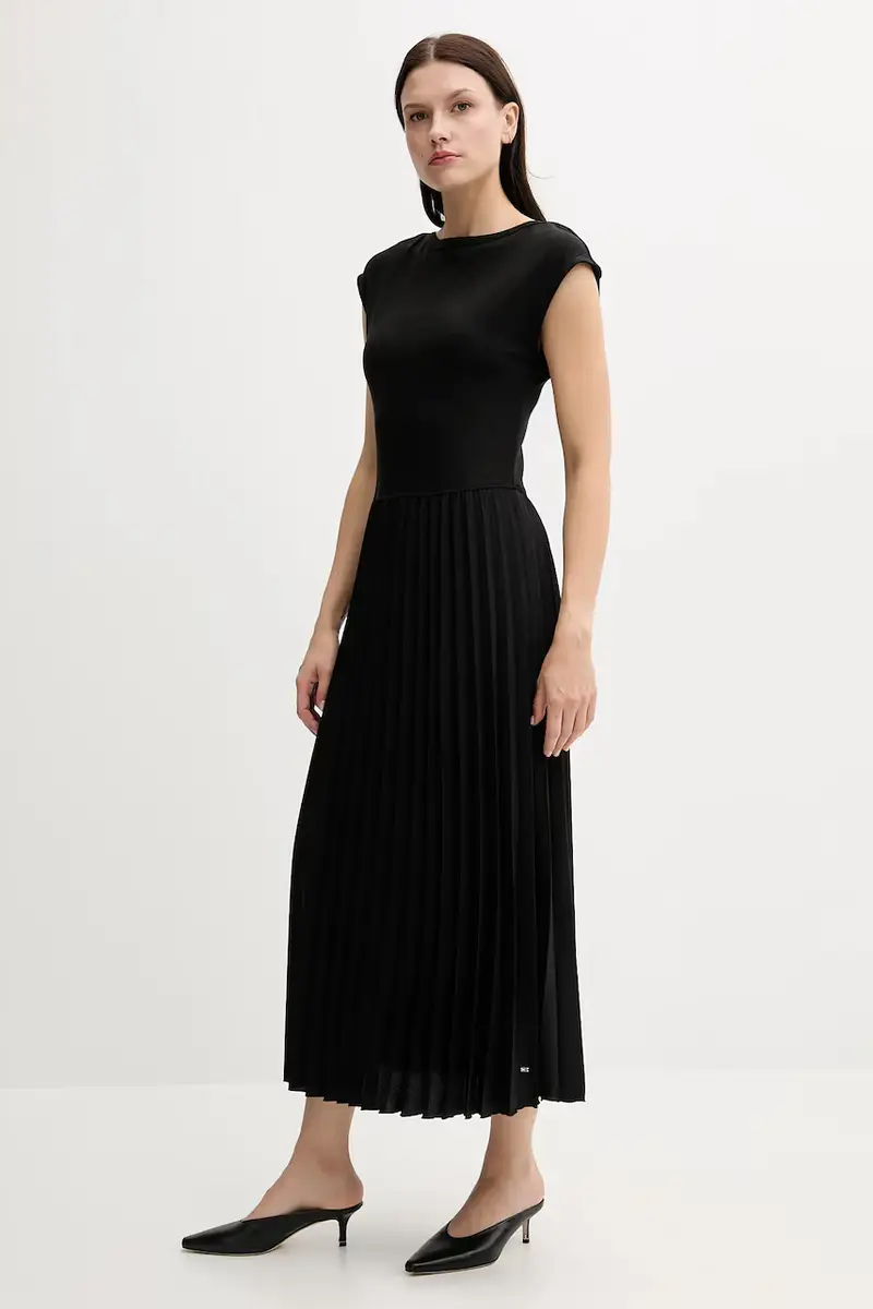 vestito colore nero WW0WW44491 miniatura 2