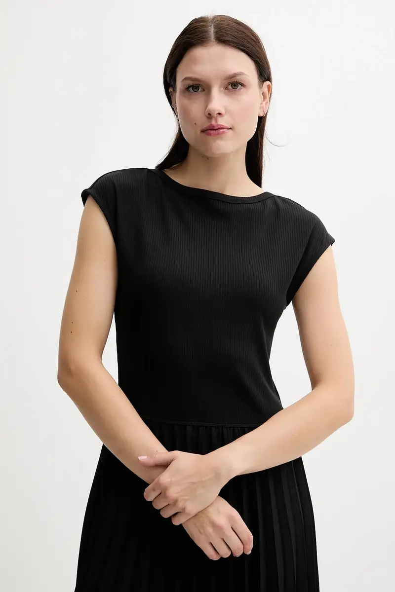 vestito colore nero WW0WW44491 miniatura 4