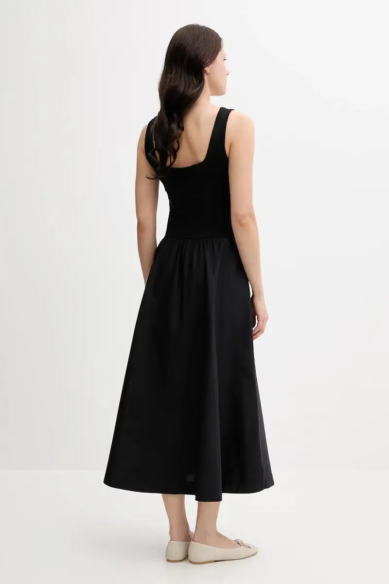 vestito colore nero WW0WW44612 miniatura 2