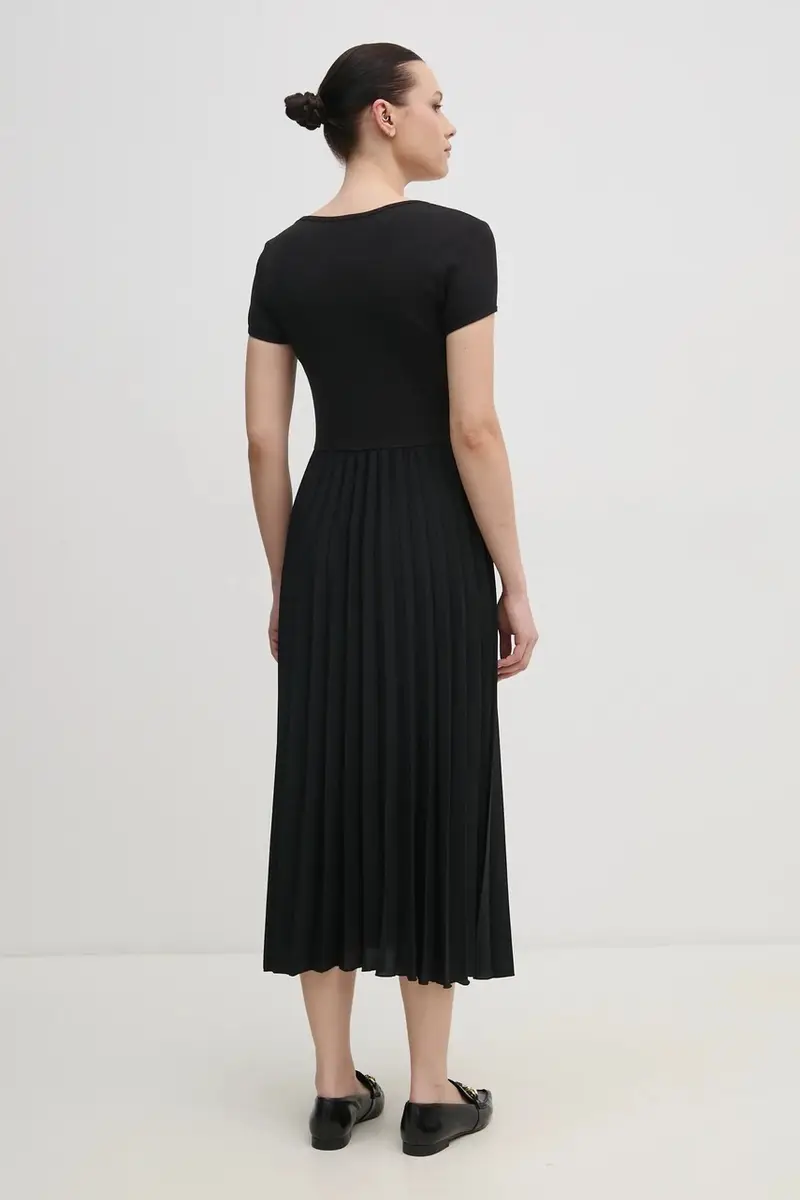 vestito colore nero WW0WW44618 miniatura 2