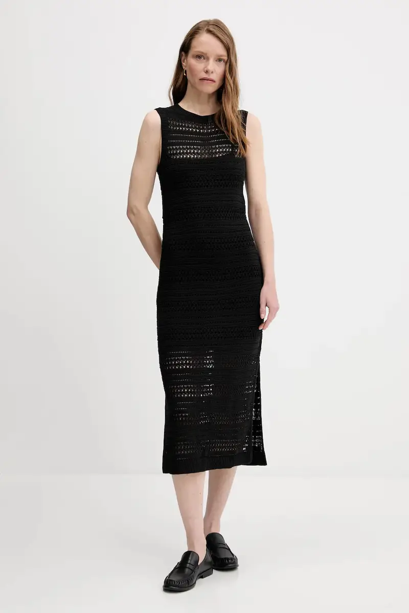 vestito colore nero WW0WW45649 miniatura 2