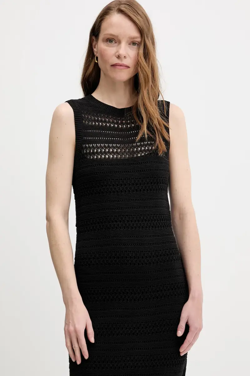 vestito colore nero WW0WW45649 miniatura 4