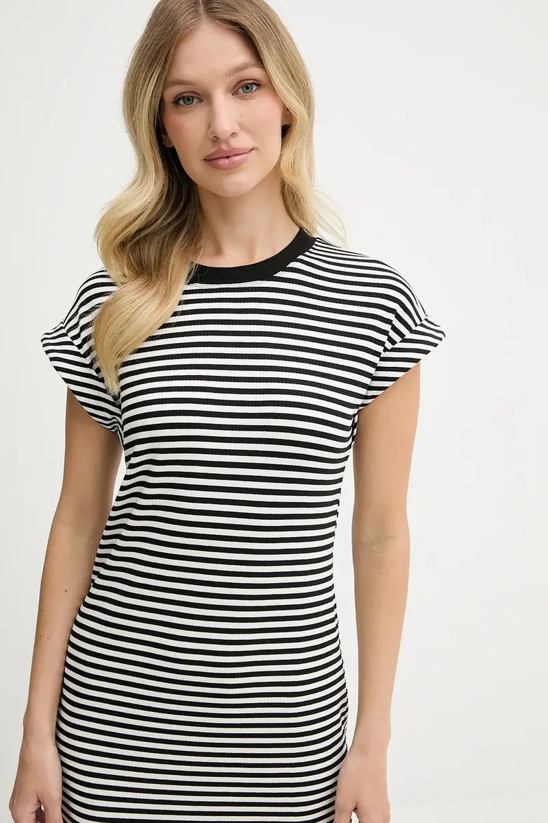 vestito colore nero WW0WW45804 miniatura 4