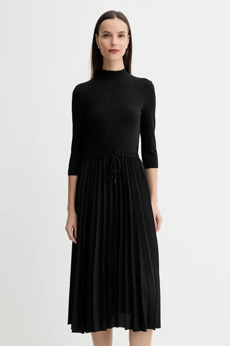 vestito colore nero WW0WW46138 miniatura 2