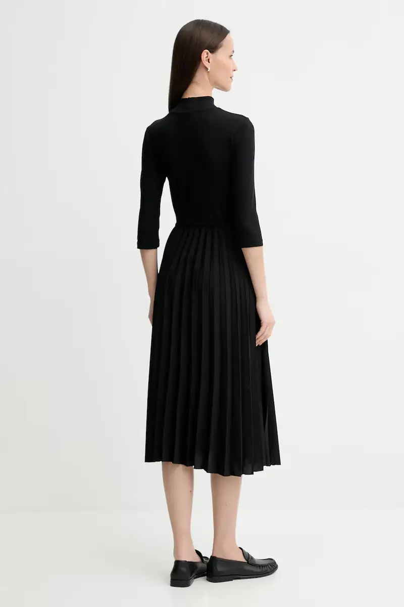 vestito colore nero WW0WW46138 miniatura 3