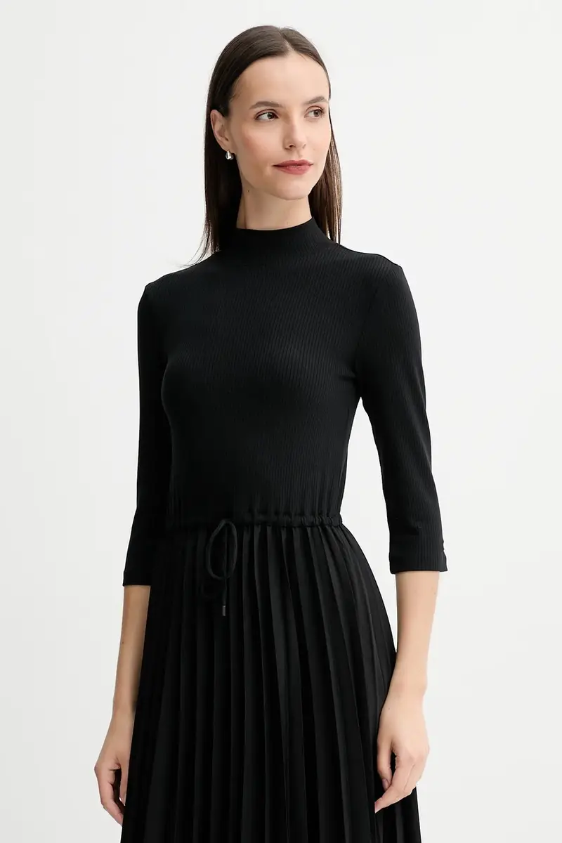 vestito colore nero WW0WW46138 miniatura 4