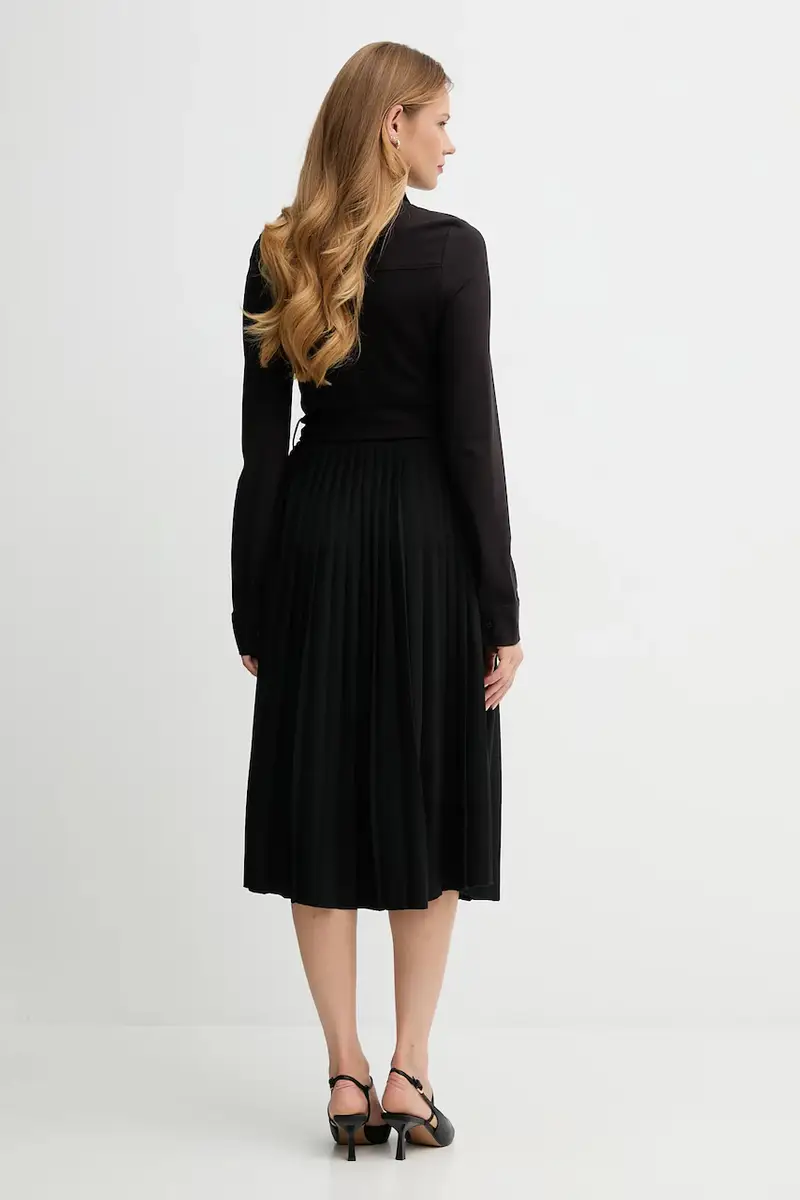 vestito colore nero WW0WW48398 miniatura 3