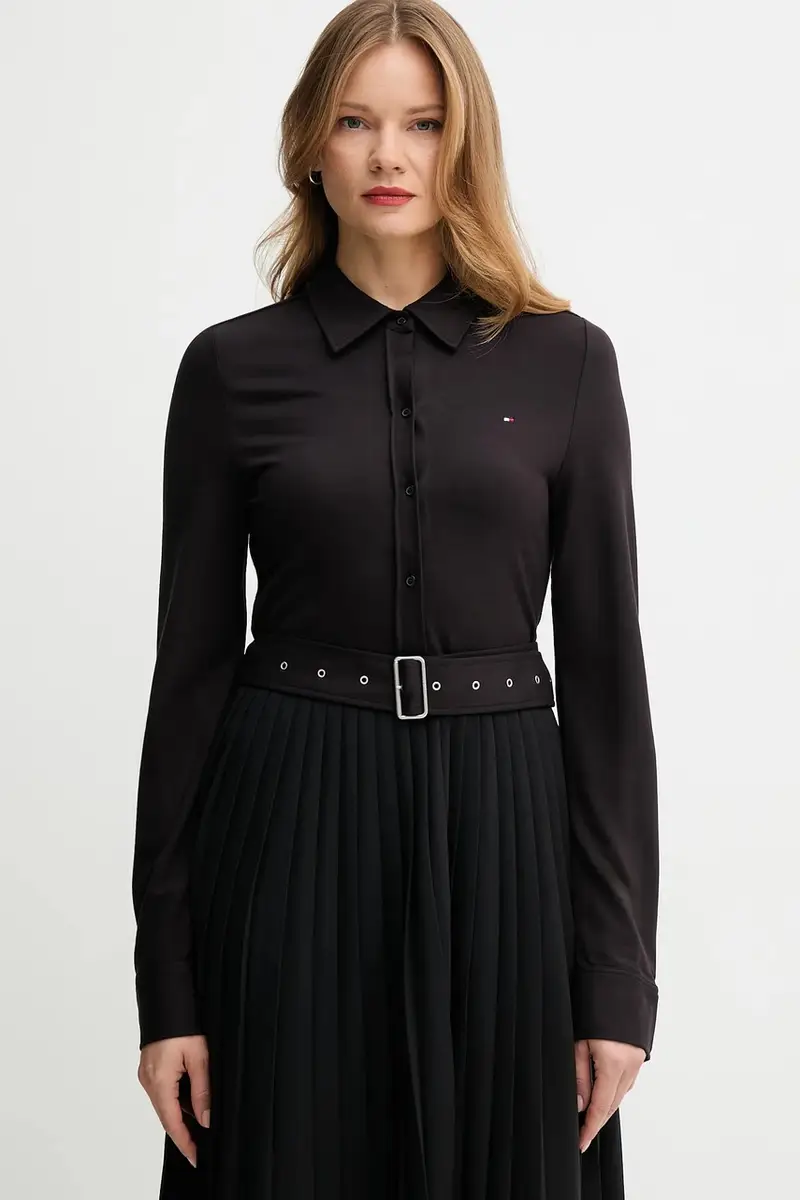 vestito colore nero WW0WW48398 miniatura 4