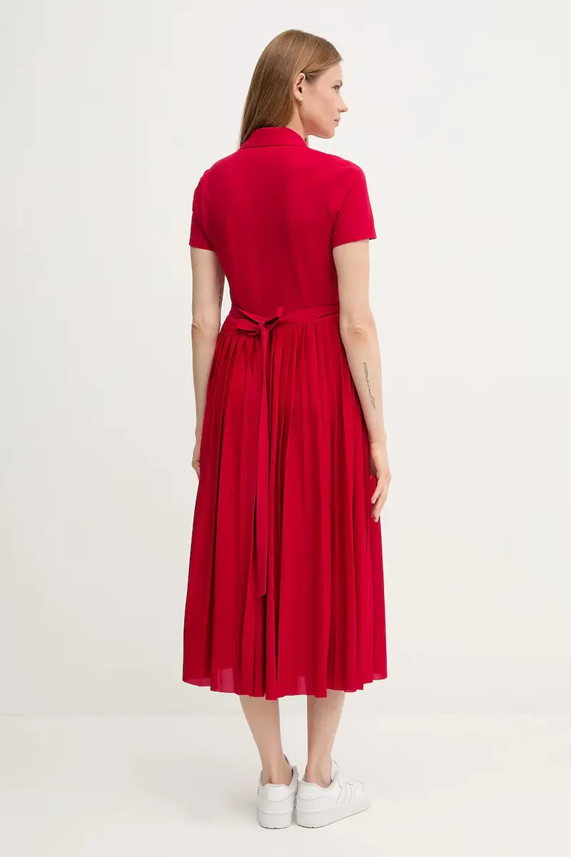 vestito colore rosso WW0WW45733 miniatura 3