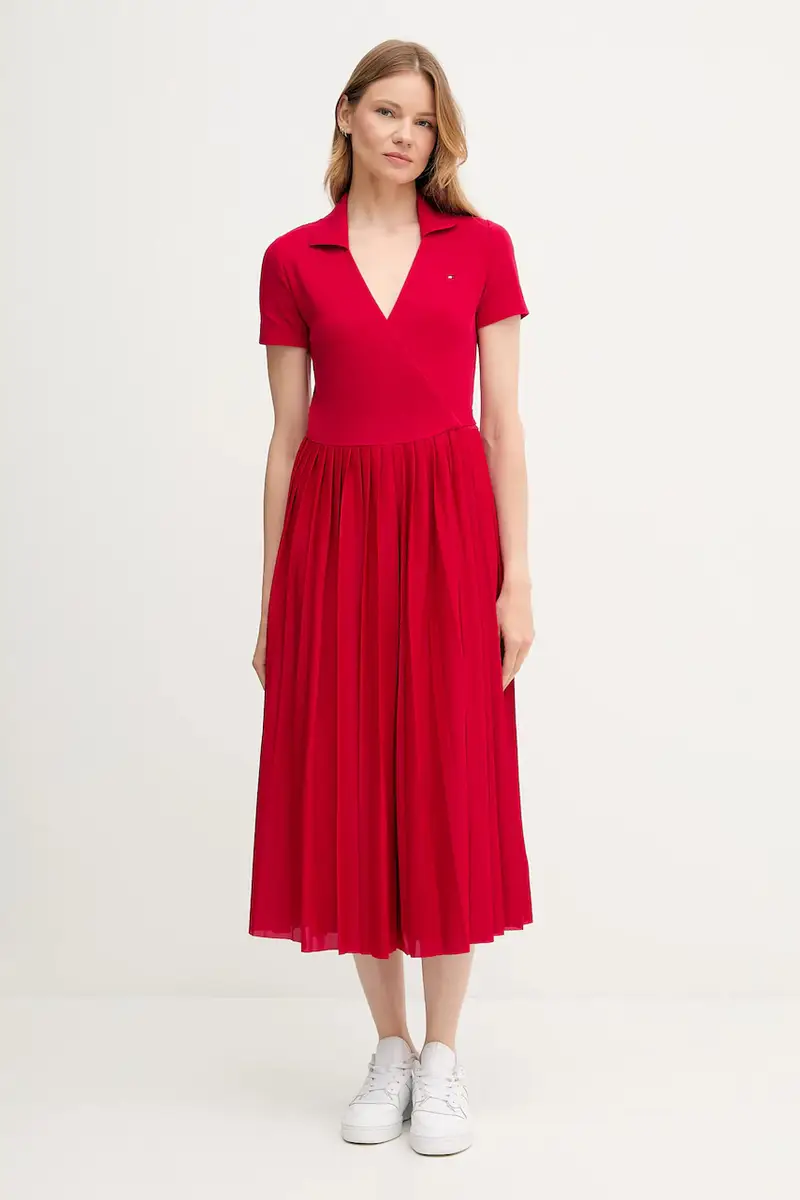 vestito colore rosso WW0WW45733