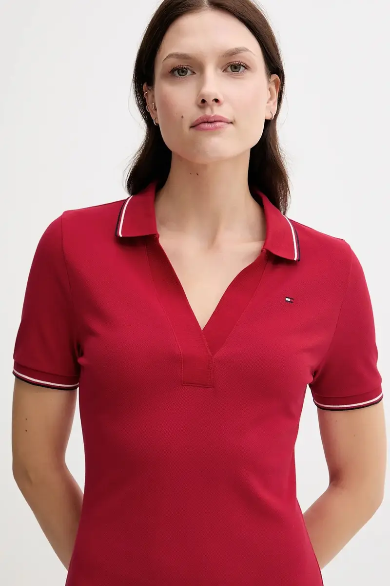 vestito colore rosso WW0WW45740 miniatura 4