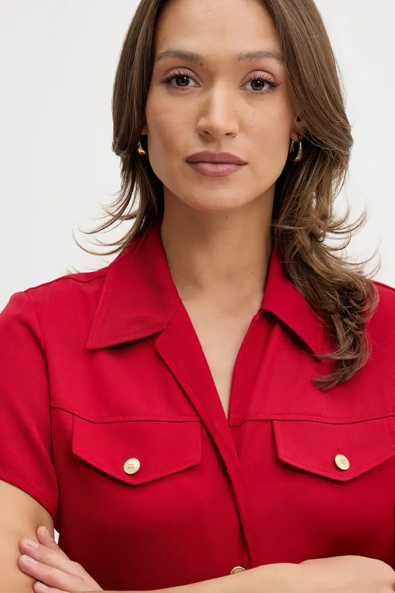 vestito colore rosso WW0WW45819 miniatura 4