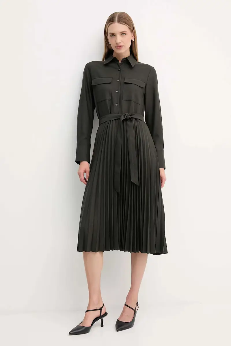 vestito colore verde WW0WW46582 miniatura 3