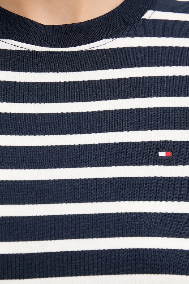 vestito in cotone colore rosso WW0WW42721 Blu navy miniatura 5