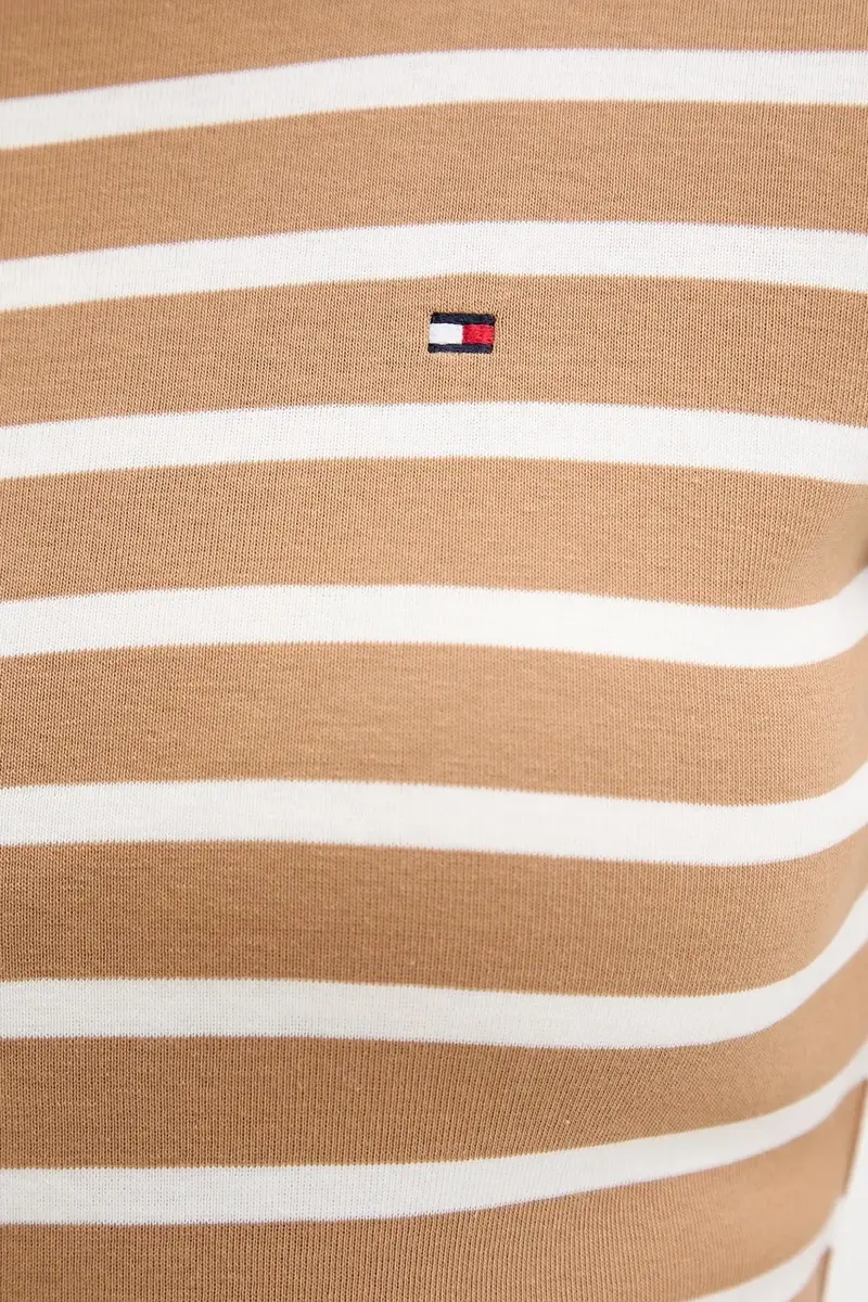 vestito in cotone colore rosso WW0WW42721 Verde miniatura 5