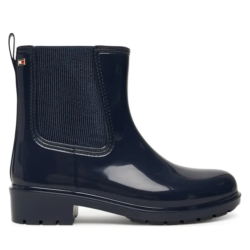 Wellington Tommy Hilfiger Flag Hardware FW0FW08966 Blu scuro