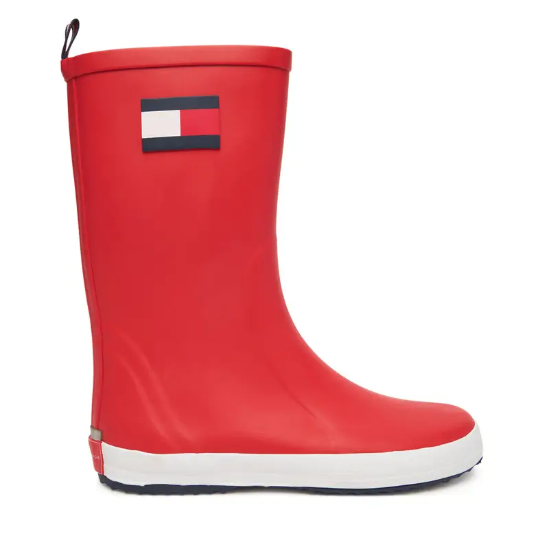 Wellington Tommy Hilfiger Flag Rain Boot T3XC-33923-0047 D Rosso