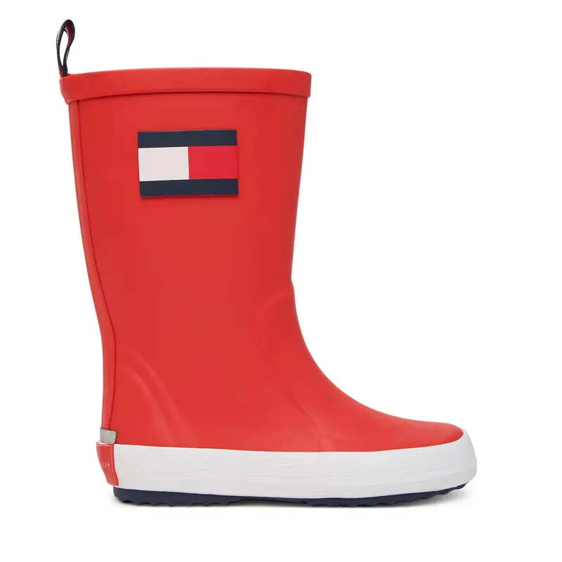 Wellington Tommy Hilfiger Flag Rain Boot T3XC-33923-0047 S Rosso