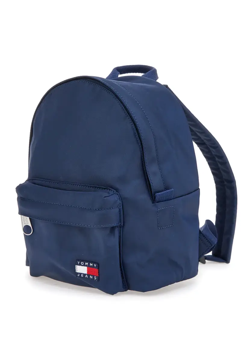 Zaino blu in tessuto con logo Tommy Daily Backpack [BLU] miniatura 2