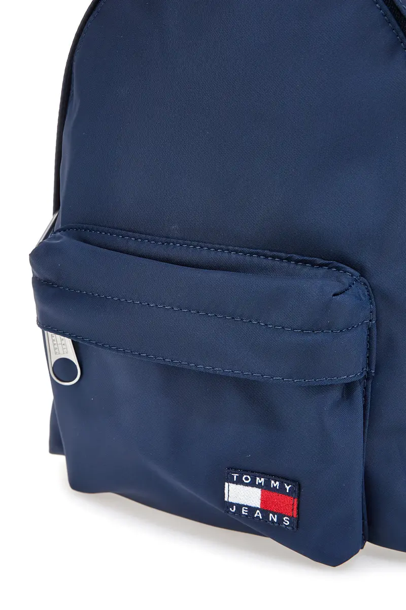 Zaino blu in tessuto con logo Tommy Daily Backpack [BLU] miniatura 3