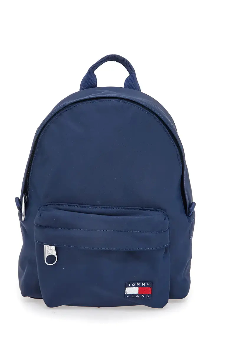 Zaino blu in tessuto con logo Tommy Daily Backpack [BLU]