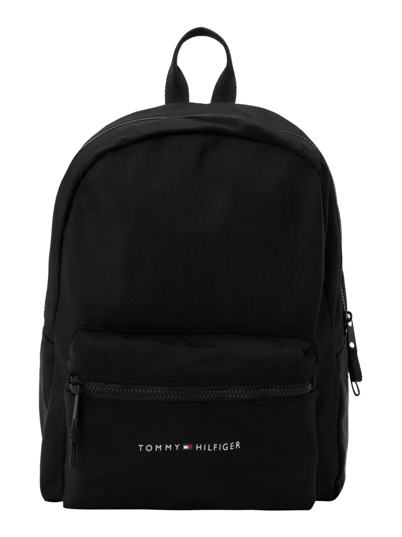 TOMMY HILFIGER Zaino 'ESSENTIAL'  nero / bianco