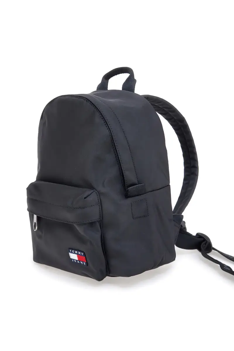 Zaino nero in tessuto con logo Tommy Daily Backpack [NERO] miniatura 2