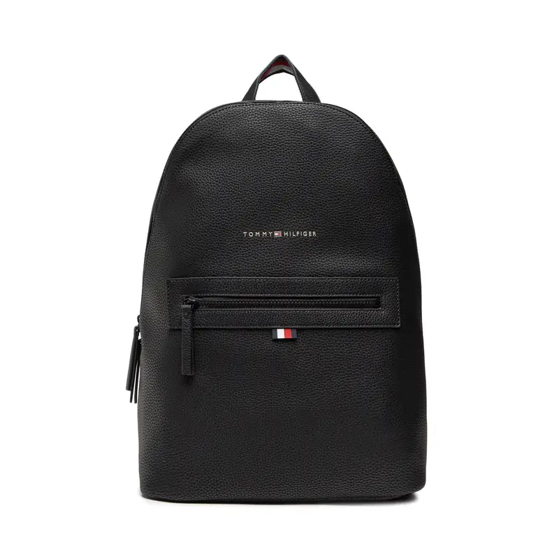 Zaino Tommy Hilfiger Essential Pu Backpack AM0AM09503 Nero
