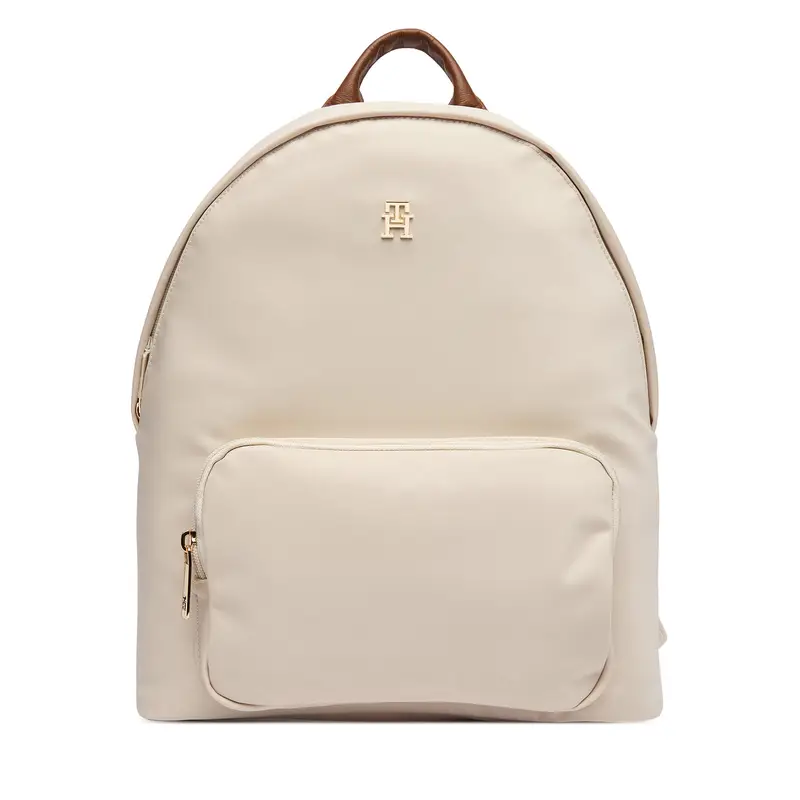 Zaino Tommy Hilfiger Popette Dome Backpack AW0AW17939 Écru Écru