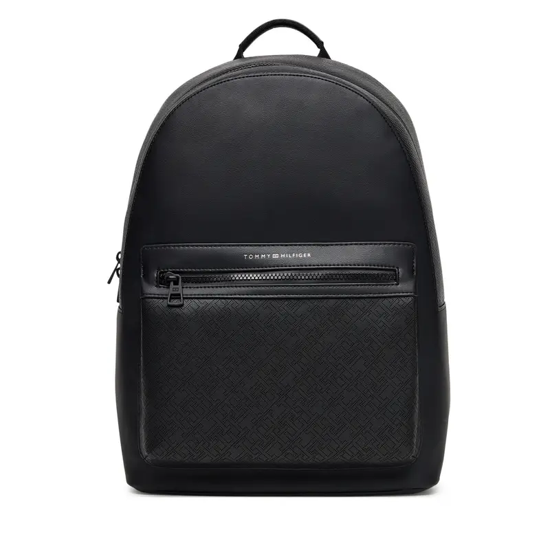 Zaino Tommy Hilfiger Th Monogram Backpack AM0AM13834 Nero