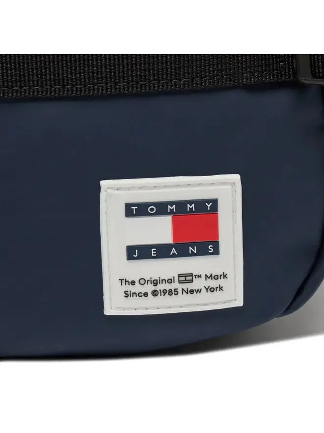 Zaino Uomo Blu Regolabile Chiusura Zip Logo miniatura 3