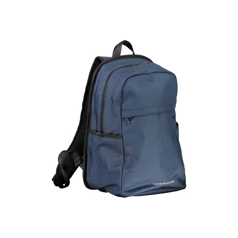 Tommy Hilfiger Zaino Uomo Blu con Stampa Logo miniatura 3