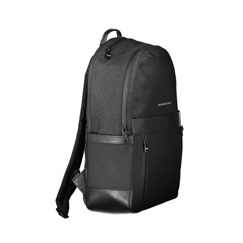 Zaino UOMO NERO CON LOGO miniatura 3