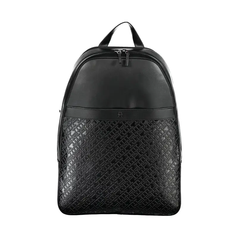 Zaino Uomo Nero Dettagli a Contrasto